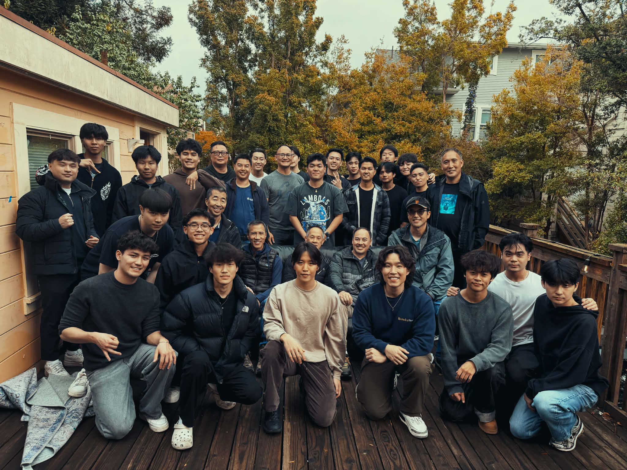 Group photo of the UC Berkeley Recharter Class and alumni