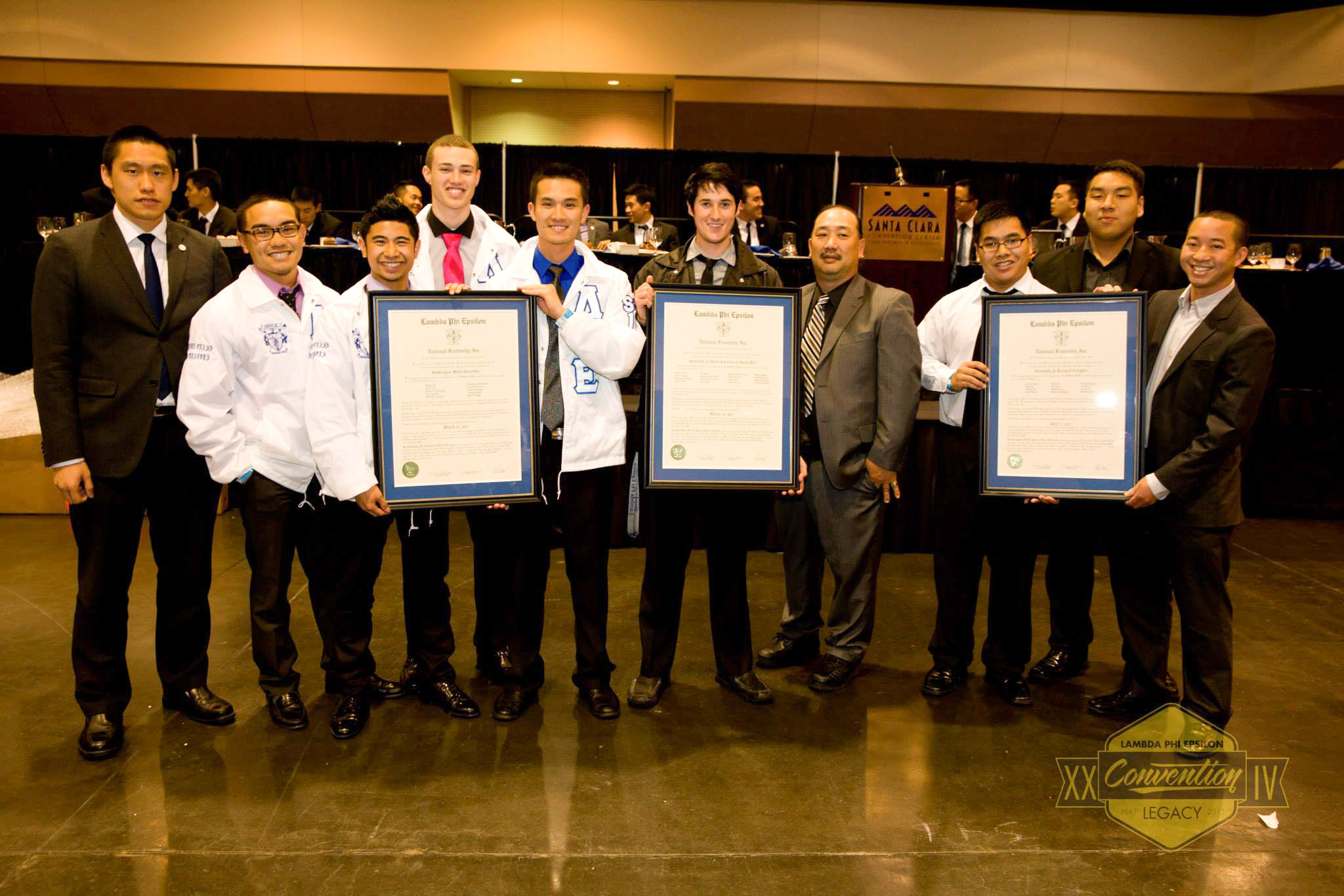 Expansion 2013 recognizing three new chapters