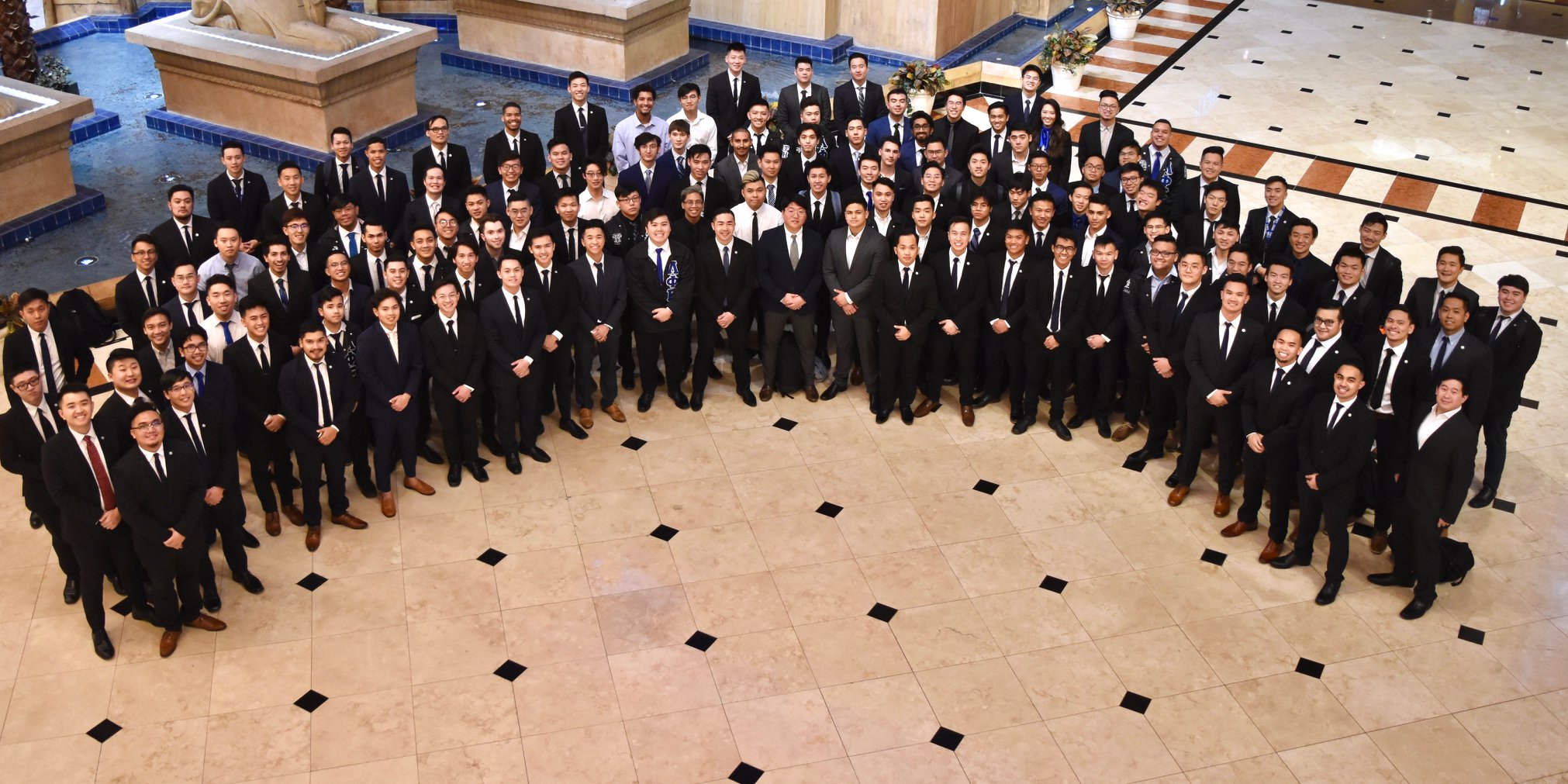 Group photo of chapter presidents at Luxor Resort